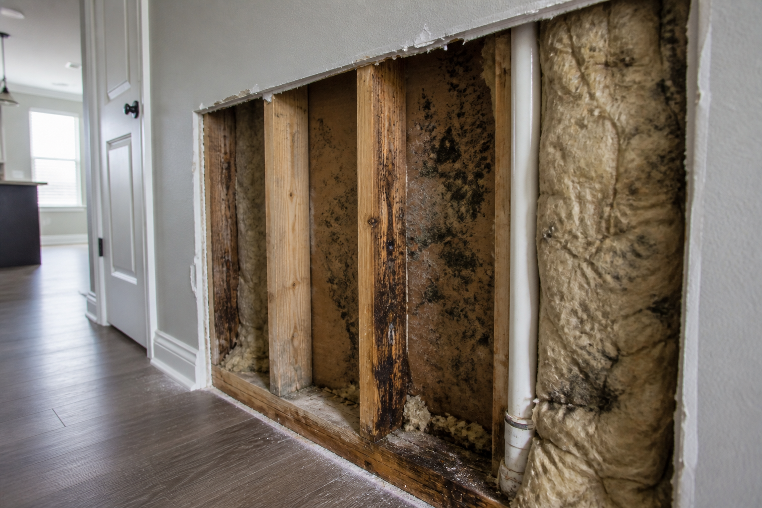 Construction Defect Moisture in New West Broussard Homes